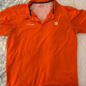 Columbia Orange Polo Shirt